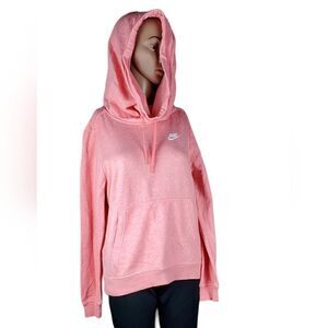 Nike Coral Pink Hoodie Sweatshirt